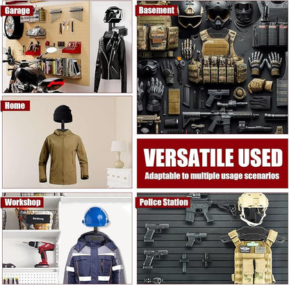 Helmet Wall Mount Motorcycle Helmet Holder Rack - Image 9
