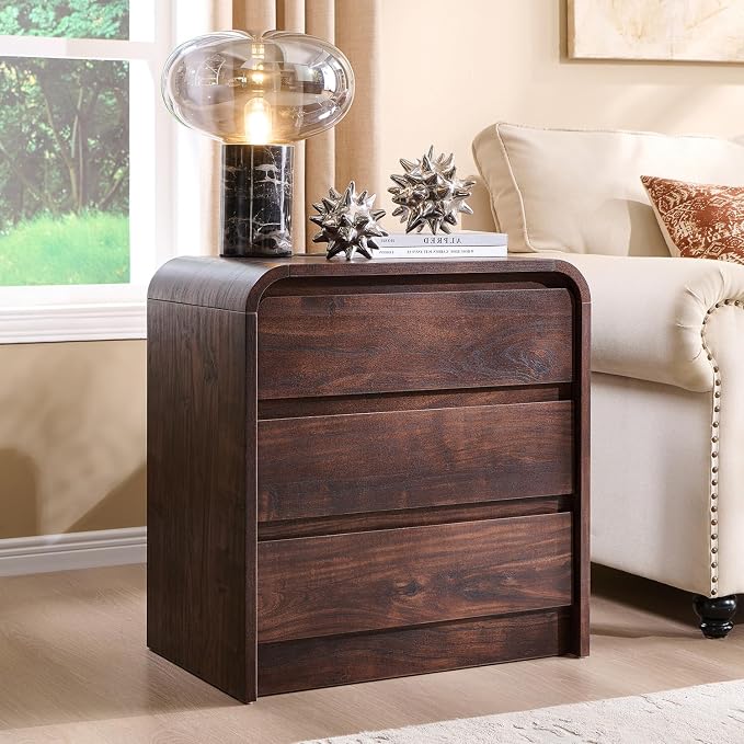 25" Tall Modern Nightstand by AITJUNZ