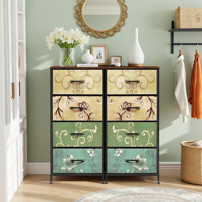 4 Drawers Dresser for Bedroom Fabric Storage Tower - Image 2