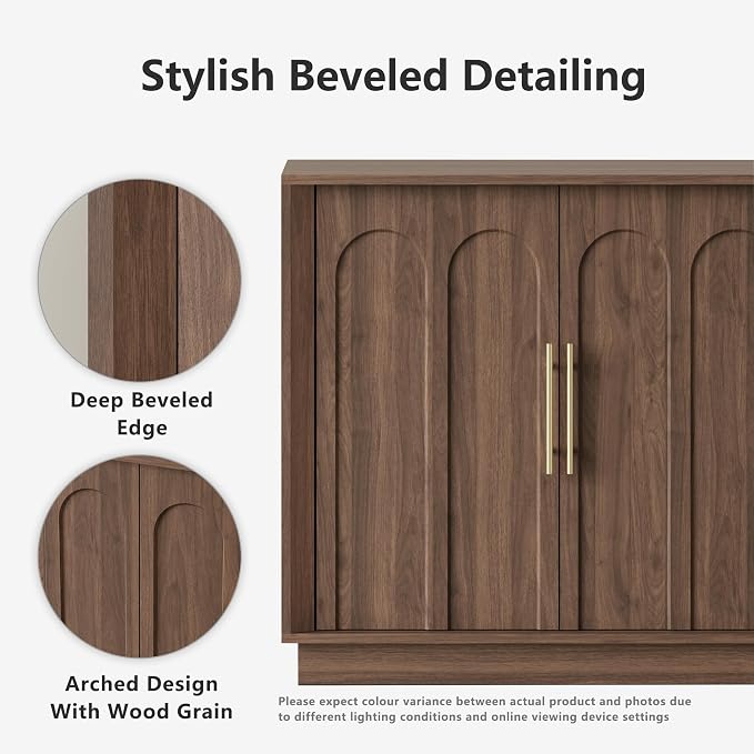 FORTUNETEC 67" Sideboard Buffet Cabinet - Image 3