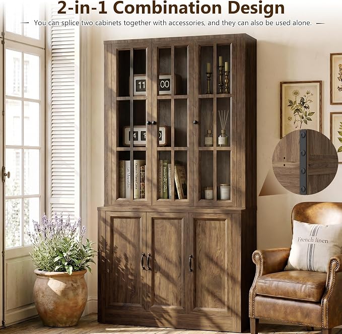 157"W Modern Buffet Cabinet - Image 8