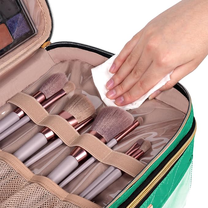 8.8L Makeup Travel Bag Women, Large Cosmetic Case, Makeup Bag Organizer Box - Image 7
