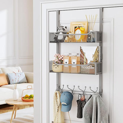 SWTYMIKI Over The Door Hooks Organizer - Image 2