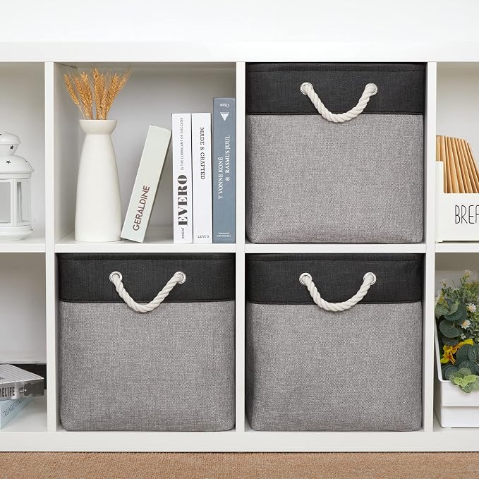 Bidtakay Fabric Cube Storage Bins - Image 2