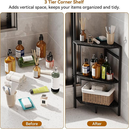 CADUKE Under Pedestal Sink Shelf, 2 Pack Under Sink Organizers and Storage - Image 7