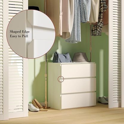 woodtalks 3 Drawer Dresser, Wood Chest Drawers - Image 5