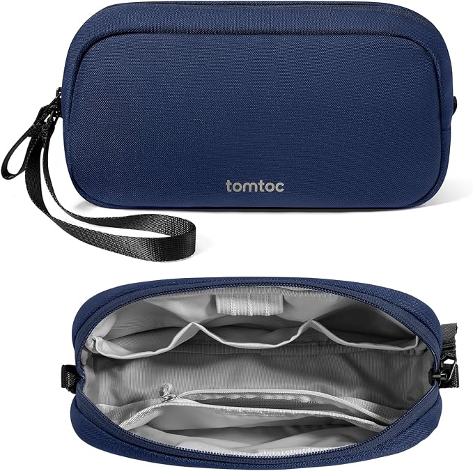 tomtoc Electronics Organizer Travel Case, Water Resistant Travel Bag Cable by tomtoc