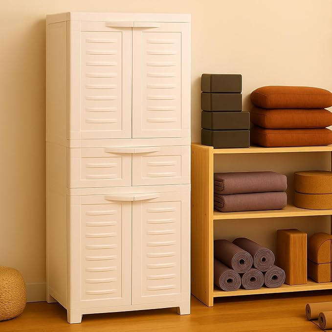 Sunnydaze 57" Garage Storage Cabinet - Image 8