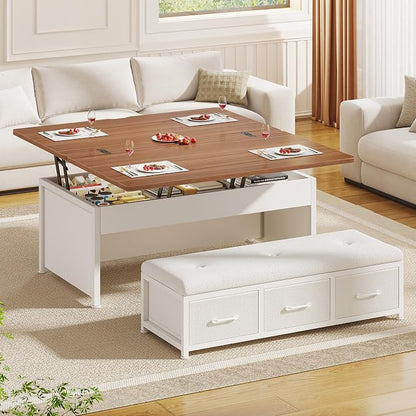 Itaar Lift Top Coffee Table Set, Center Table by Itaar