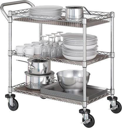 Seville Classics UltraDurable NSF Commercial Heavy Duty Metal Rolling Utility - Image 8