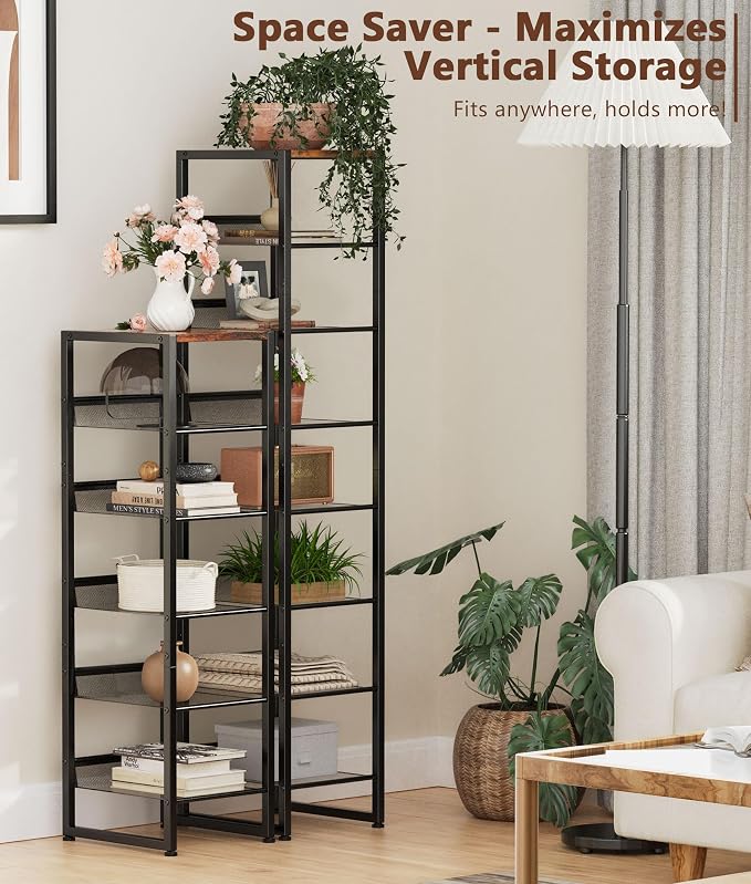 6 Tiers Vertical Shoe Rack, Corner Shoe Storage Organizer, Narrow Shoe Tower - Image 8