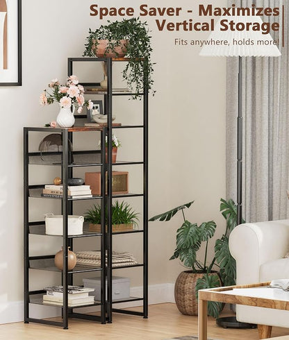 6 Tiers Vertical Shoe Rack, Corner Shoe Storage Organizer, Narrow Shoe Tower - Image 8