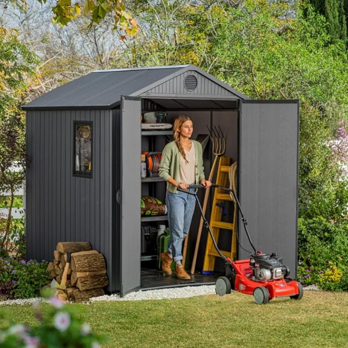 Keter Darwin 6x6 Ft All-Weather Storage Shed - Image 3