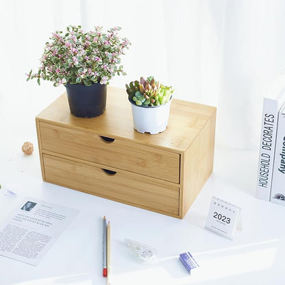 Charmewooden Bamboo Desk Organizer - Image 4