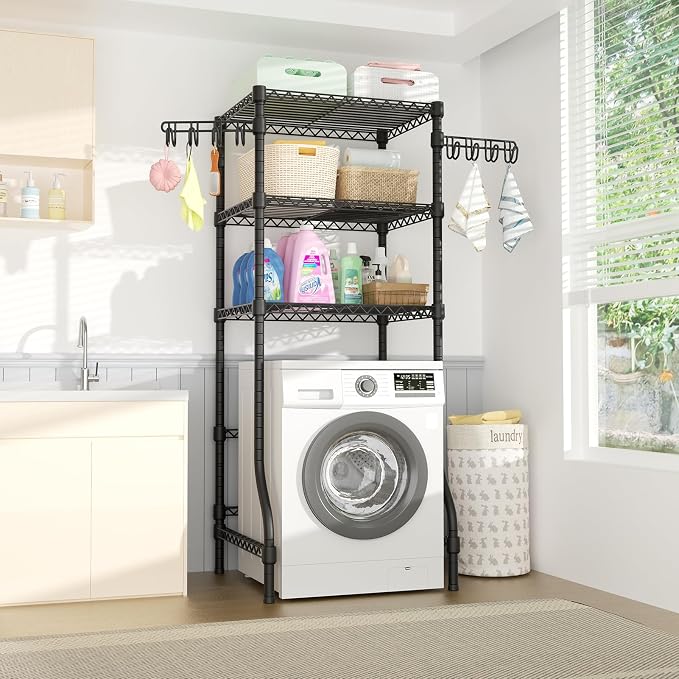 Ulif U8 Mini Laundry Room Storage Organizer, Over the Washer and Dryer Storage - Image 2