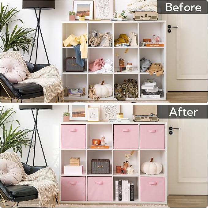 GRANNY SAYS Cube Storage, 13x13 Cube Storage Organizer Bins, Collapsible - Image 8
