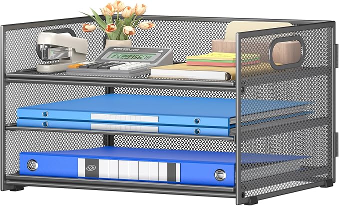 Subekyu 3 Tier Paper Letter Tray Organizer by SUBEKYU