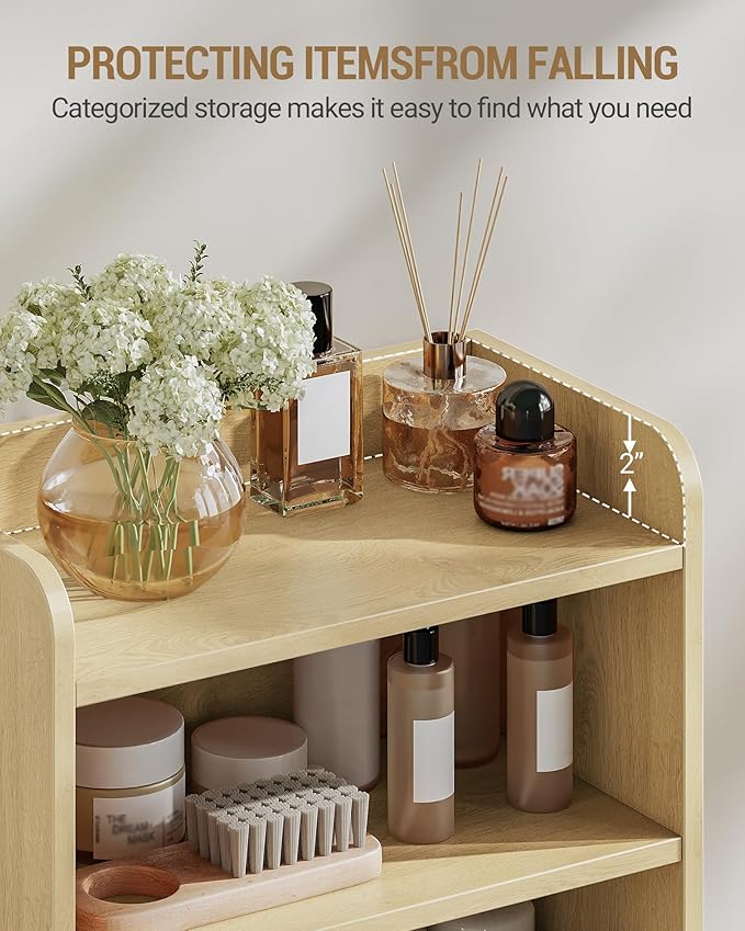 Hzuaneri Bathroom Storage Cabinet, Small Floor Cabinet - Image 6