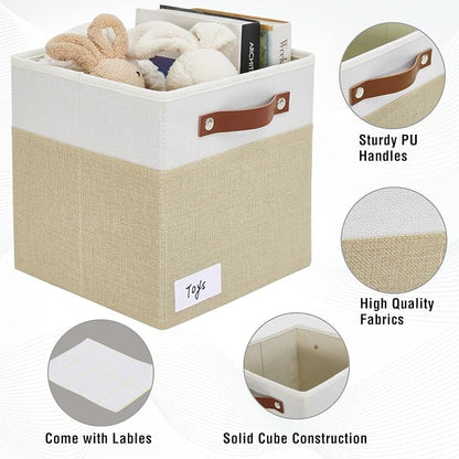 Collapsible Fabric Storage Cube Bins - Image 3