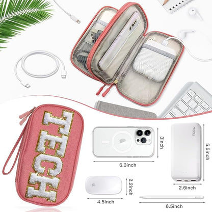 COSHAYSOO Cord Charger Organizer Travel Case Traveling Trip Gifts - Image 4