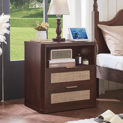 LEYAOYAO Rattan Nightstands - Image 3