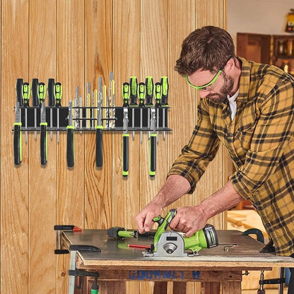 Screwdriver Holder Wall Mount, Heavy Duty Metal Utility Bit Organizer - Image 7