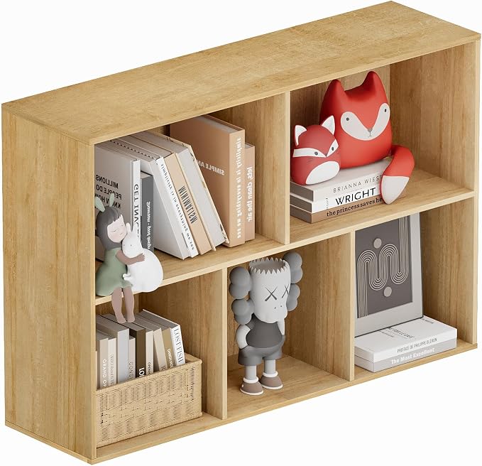 Book Shelf, Wooden Cube Storage Organizer by Unknown