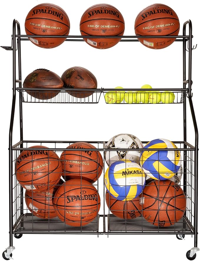 Kinghouse Garage Sports Equipment Organizer, Ball Storage Rack, Toy Storage - Image 7