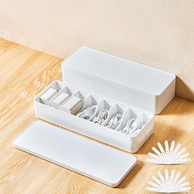 Tatuo 2 Pcs Cable Organizer Box by Tatuo