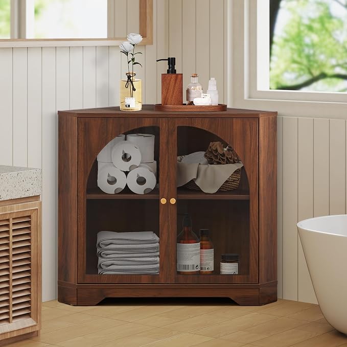 Mid-Century Floor Coner Storage Cabinet, Living Room, Coofee Bar - Image 9