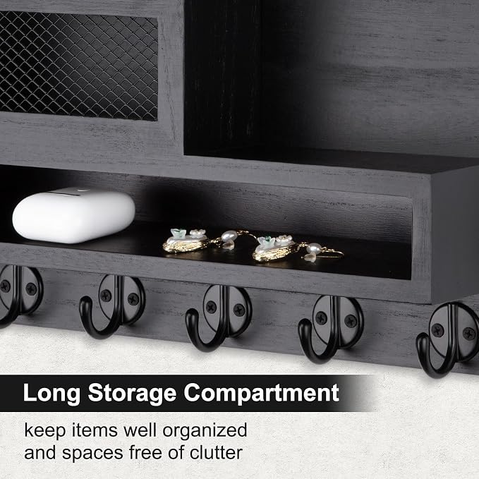 Key and Mail Holder Wall Mount, Key Hanger - Image 4