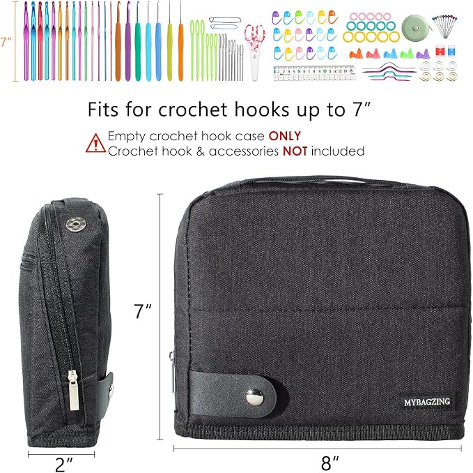 MYBAGZING Crochet Hook Case Empty - Image 2