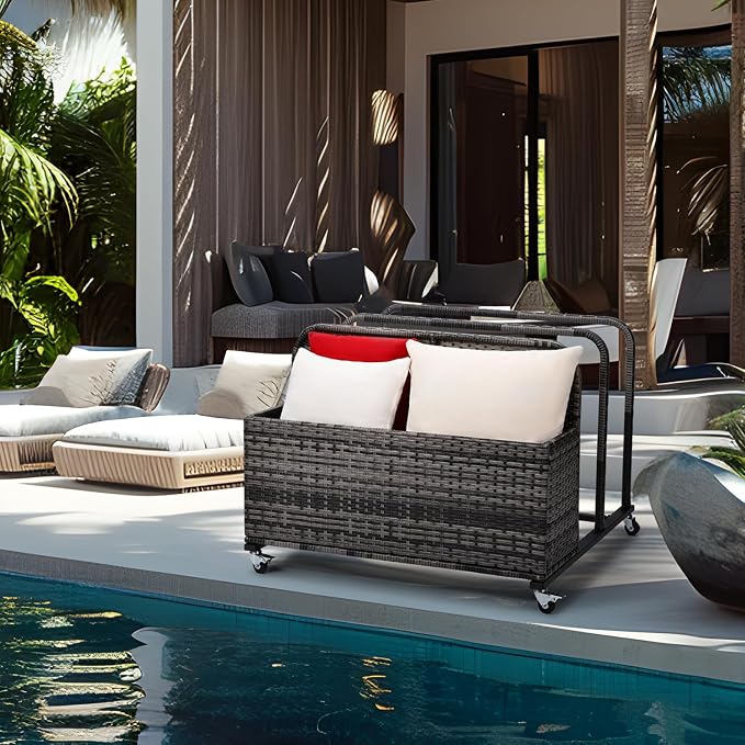 Poolside Float Storage Organizer, Pool Toy Storage Holder - Image 5