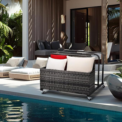 Poolside Float Storage Organizer, Pool Toy Storage Holder - Image 5