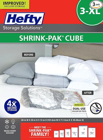Hefty Shrink-Pak Vacuum Storage Bags by HeftyShrinkPak