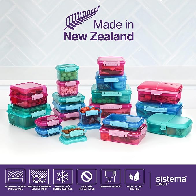 Sistema Lunch Collection Food Storage Containers, 6.7 oz./0.2 L - Image 6