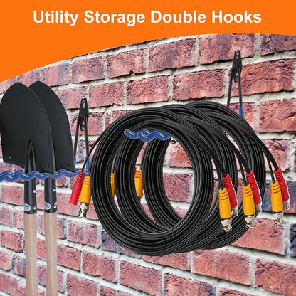 Wall Mounted Garage Hooks Tool Organizer, 12.4 Inch Garage Storage Hook Heavy - Image 6