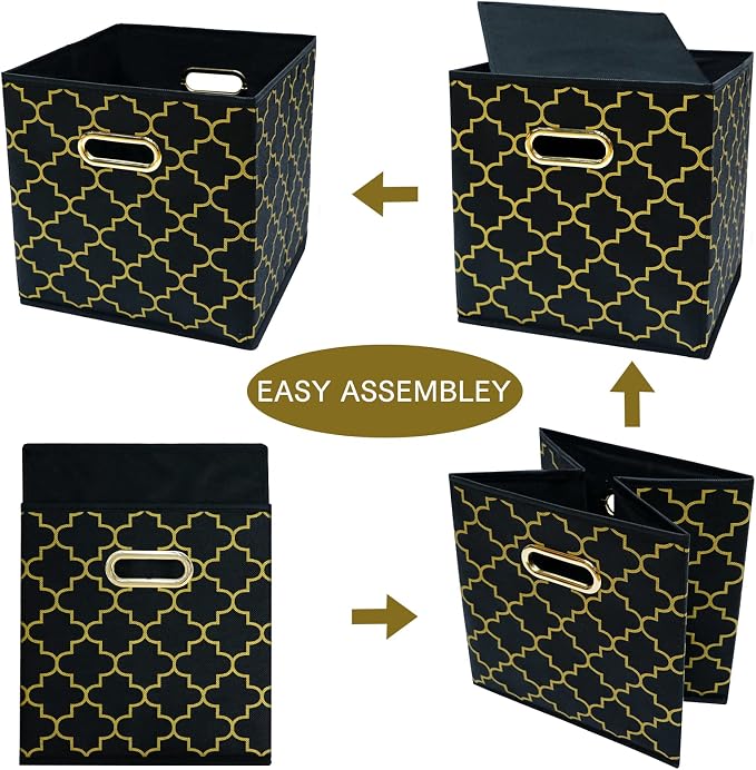 Fabric Cloth Storage Bins, Fabric Cube Organizer - Image 6