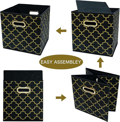 Fabric Cloth Storage Bins, Fabric Cube Organizer - Image 6