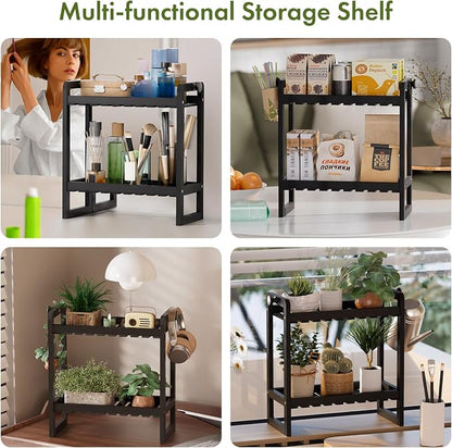 AmazerBath Bamboo Over The Toilet Storage Shelf - Image 6