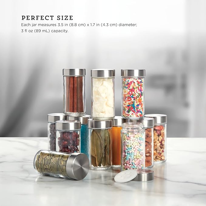 Kamenstein Clear Reusable 3 Oz Jars - Image 6