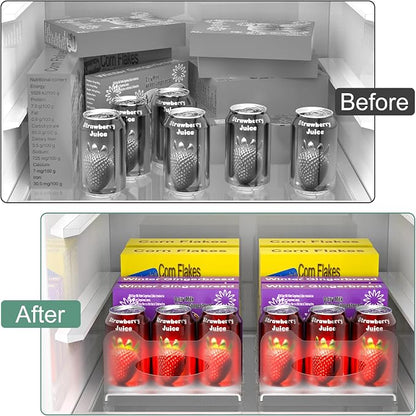 SURETIVIAN Freezer Organizer 12” Visible Fridge Organizer Rack - Image 6