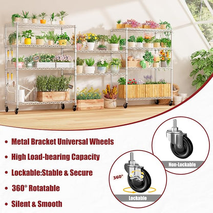 PrimeZone 5 Tier 48" Wx24''Dx81''H Wire Shelving - Image 9