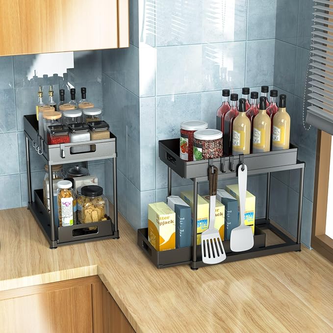 2 Pack Under Sink Organizer - Image 5