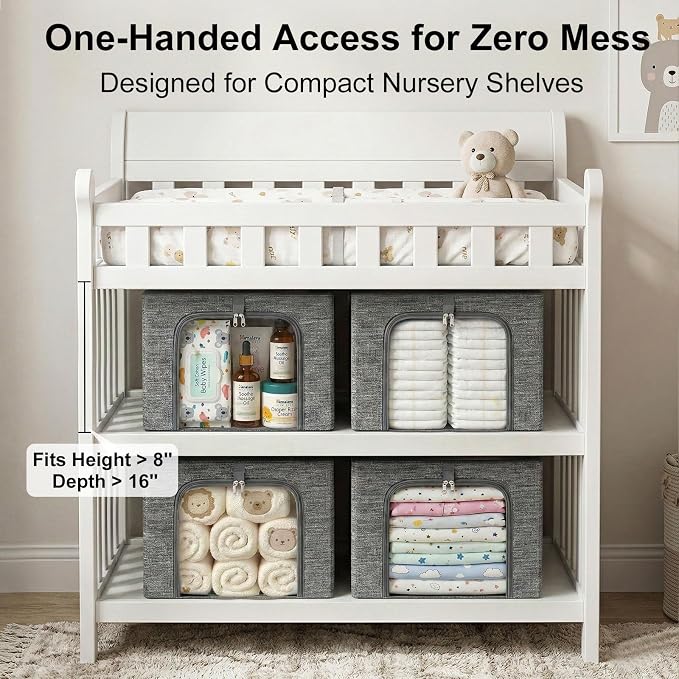 GoMaihe Baby Clothes Storage Bins - Image 6