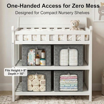GoMaihe Baby Clothes Storage Bins - Image 6
