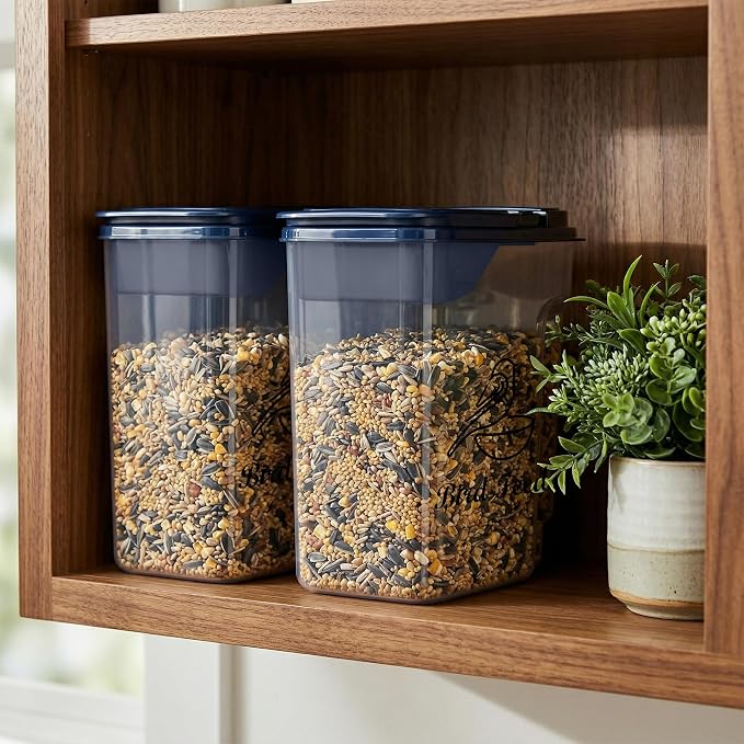 3L/3.2Qt Bird Seed Storage Container, Bird Seed Container - Image 6