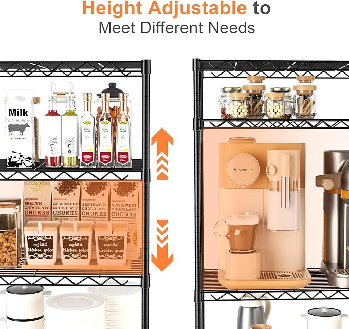 5-Tier Heavy Duty Shelving Unit, Metal Shelving - Image 5