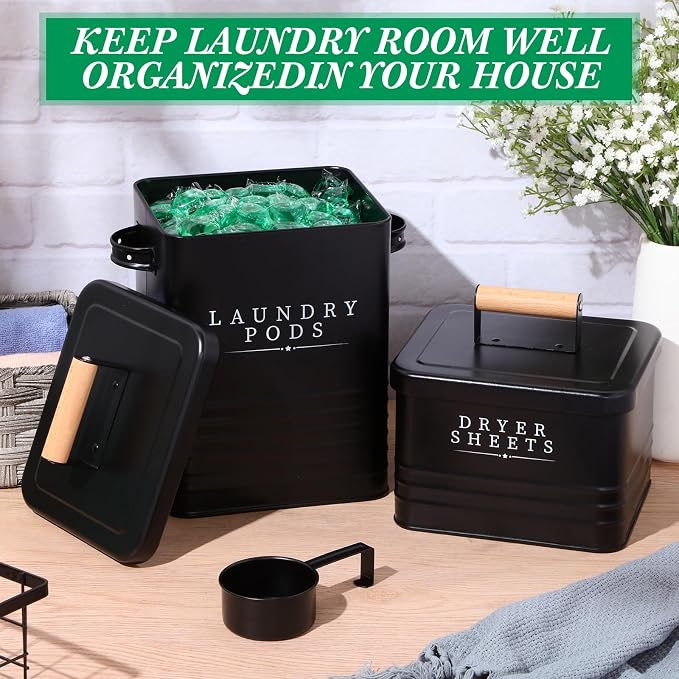 Yaocom 2 Pcs Laundry Pod Container - Image 6
