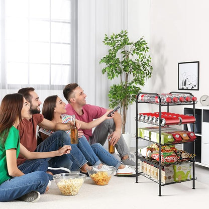 Water Bottle Organizer 5 Tier FreeStanding Water Bottle Storage Shelf - Image 7